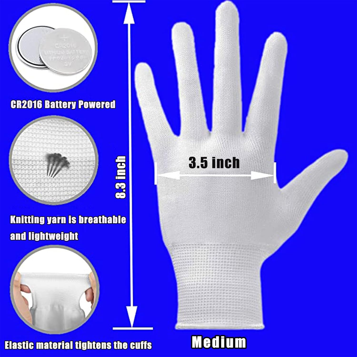 Cool LED Gloves for Kids Ages 6-12