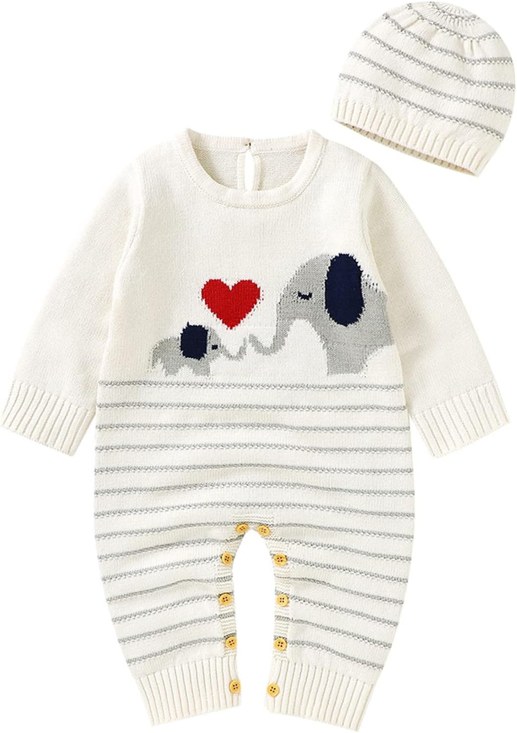 Cute Winter Coats for Boys Soft Cotton Jumpsuits Adorable Baby Sweaters