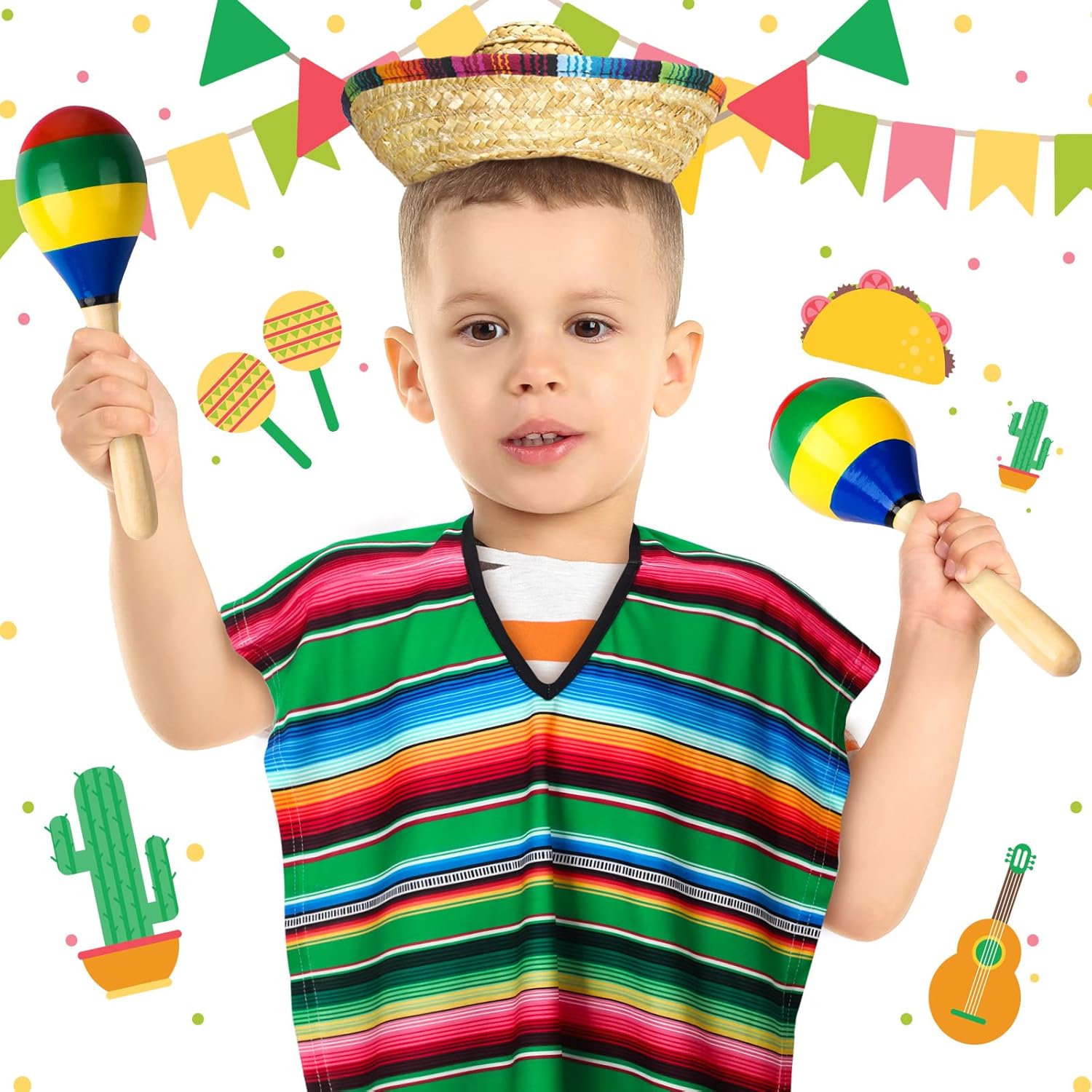 Fiesta Time Mexican Costume Set for Kids