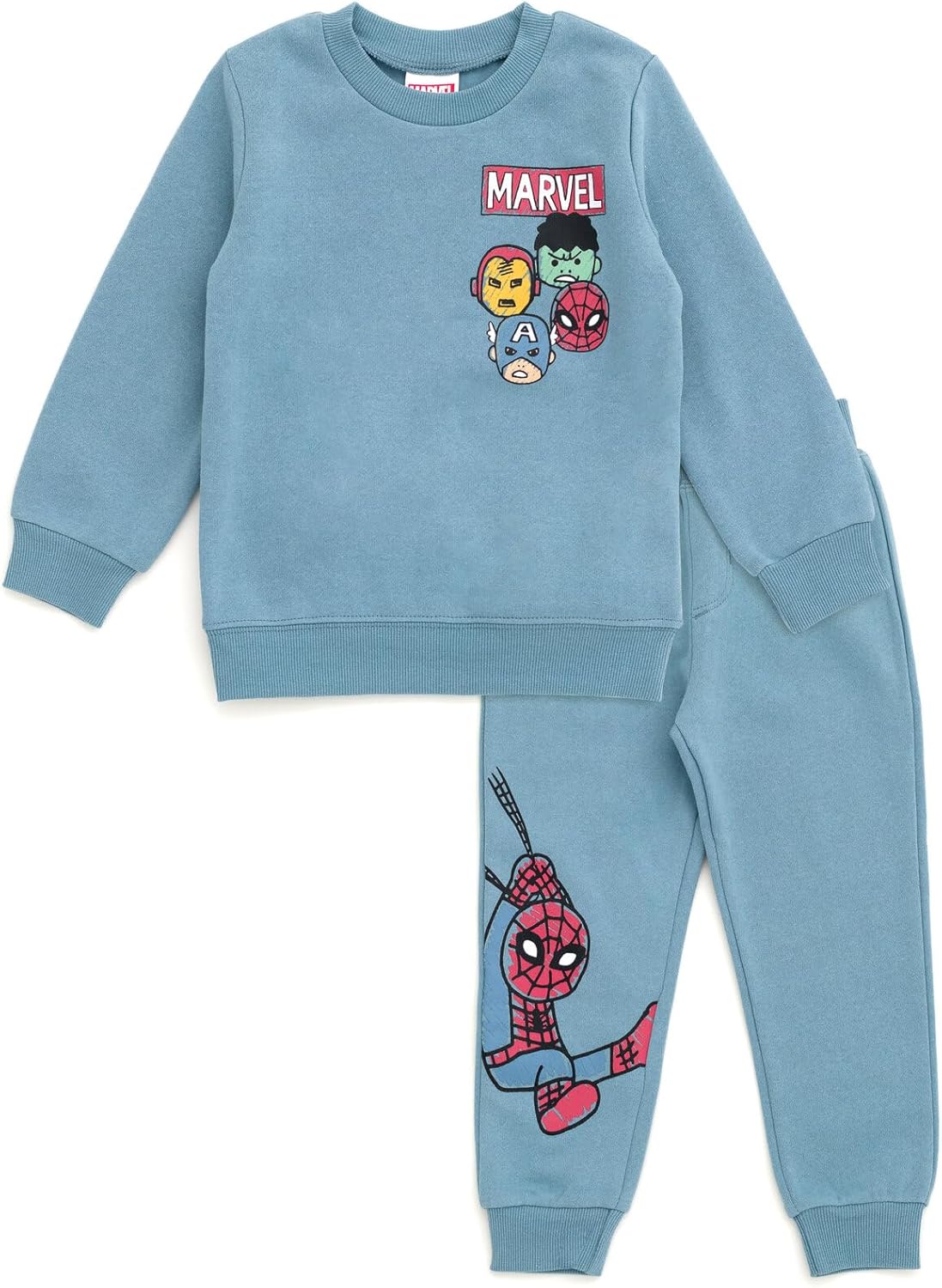 Cozy Fleece Marvel Avengers Set for Kids