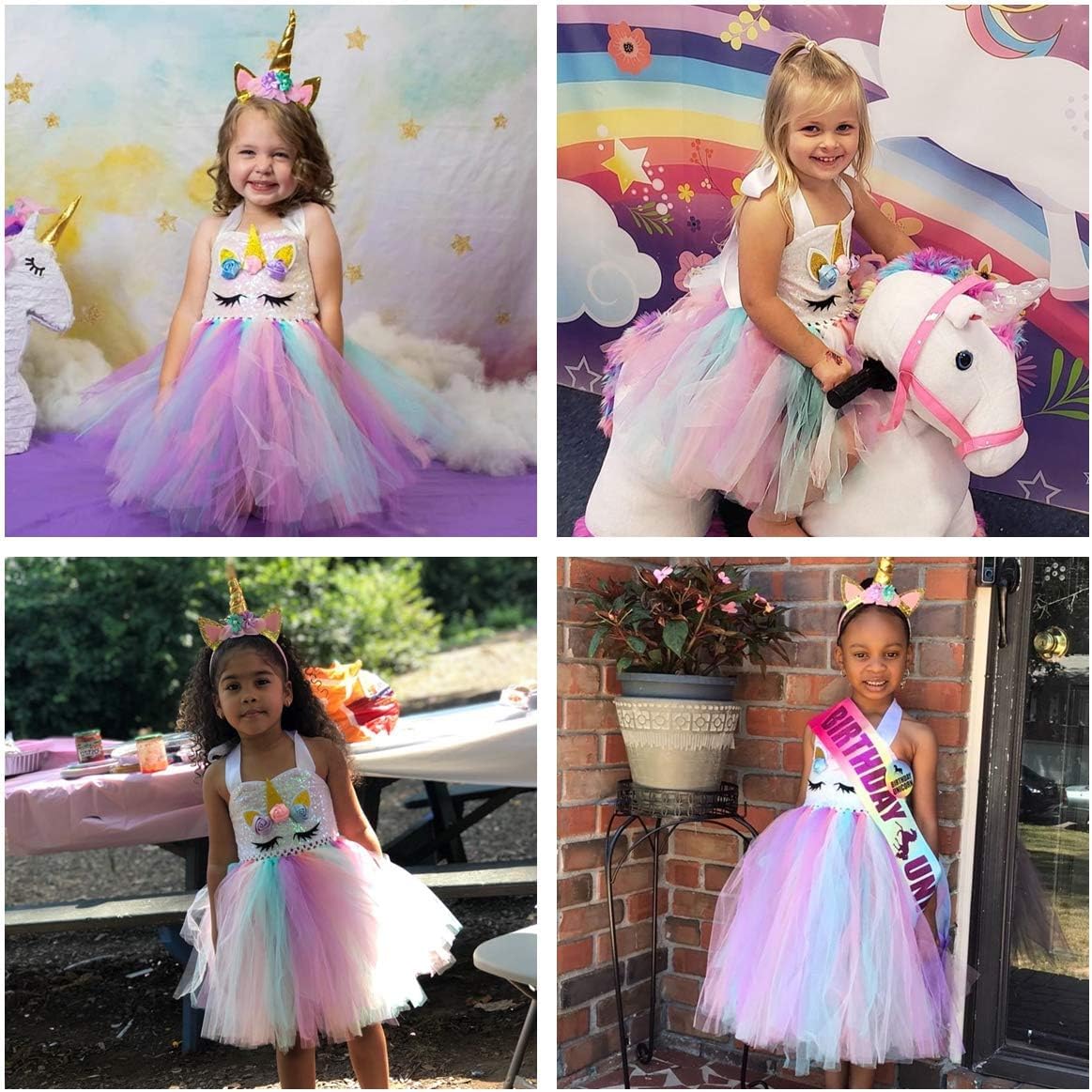 Sparkling Unicorn Costume for Girls