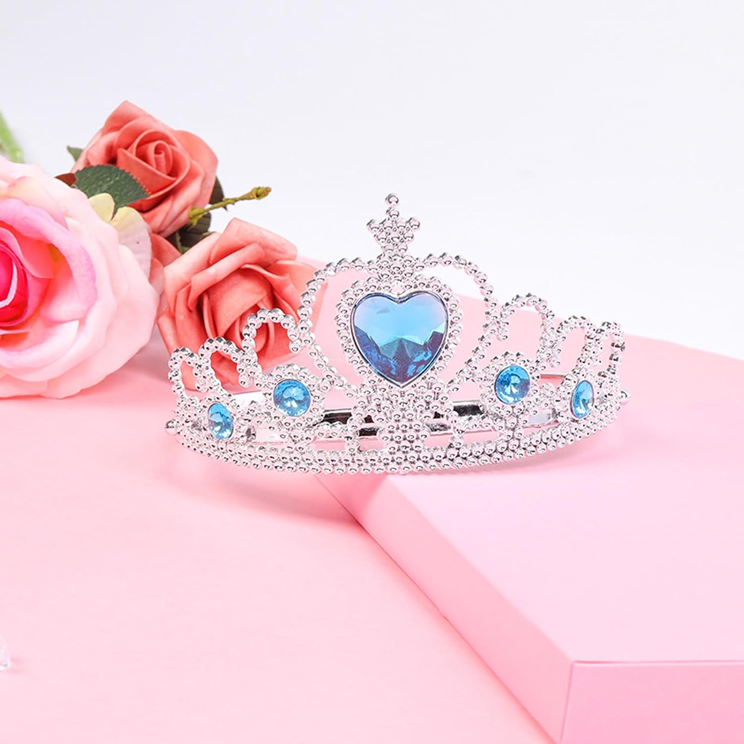 Elsa Princess Accessories Set ALPHPO 4Pcs Crown Wand Party Accessories