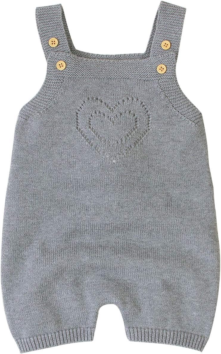 Easter Rabbit Knitted Jumpsuit Toddler Girls Soft Unisex