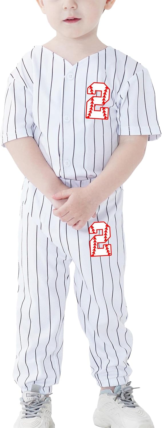 BAICAIYOD Toddlers Baseball Suit 2-4