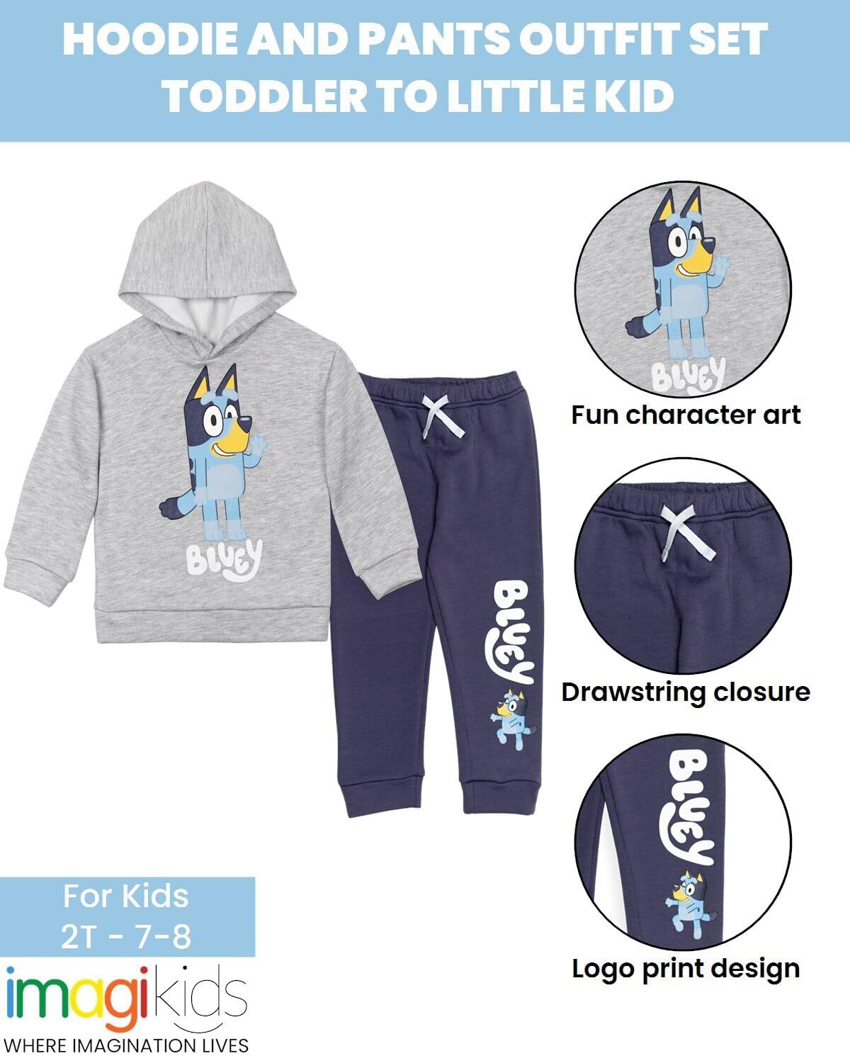 Bluey Fleece Outfit Toddler Set