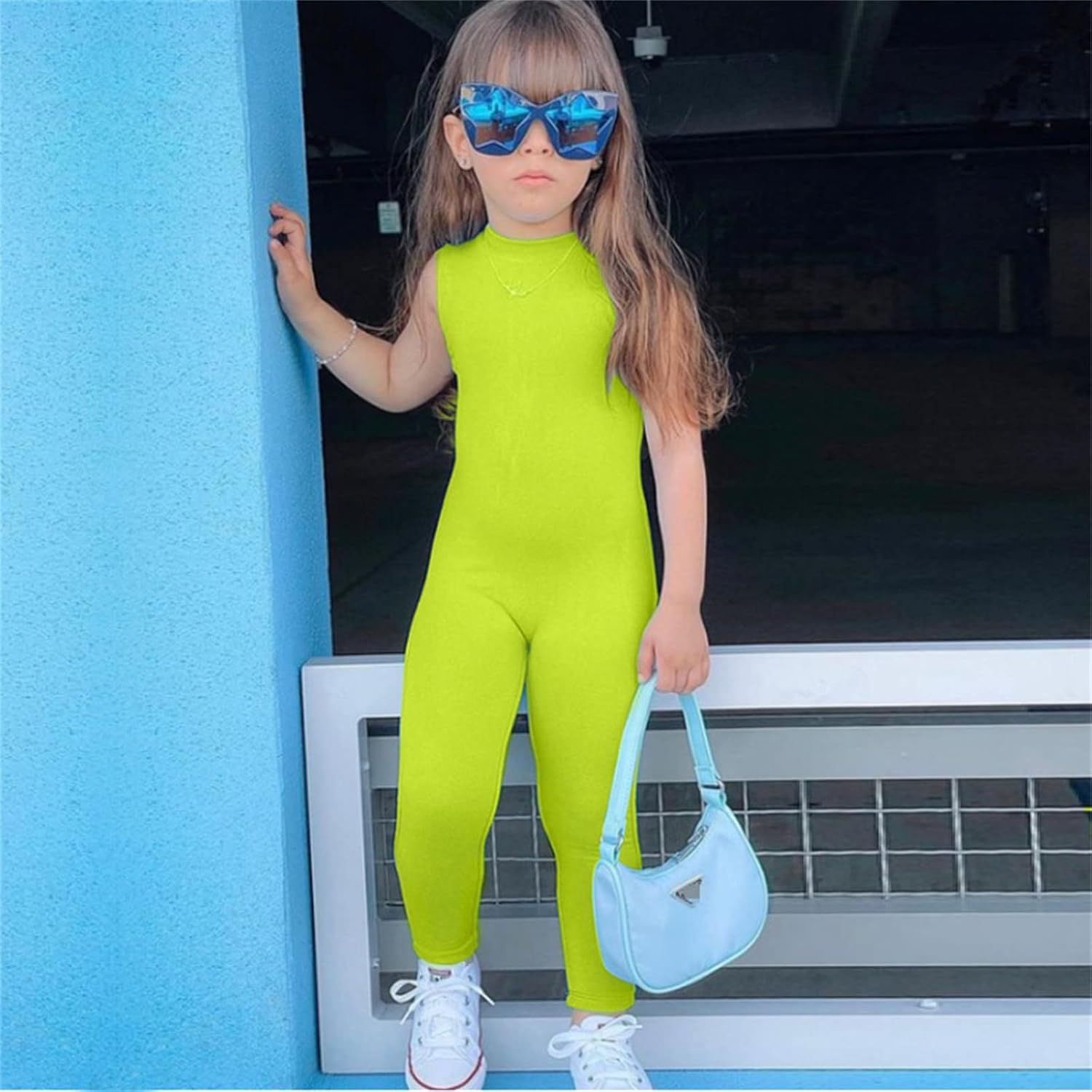 SZZY Kids Solid Summer Dress for 3-4 Year Olds Mint Green