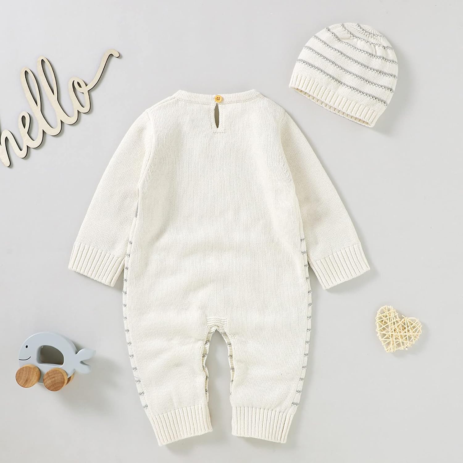 Cute Winter Coats for Boys Soft Cotton Jumpsuits Adorable Baby Sweaters
