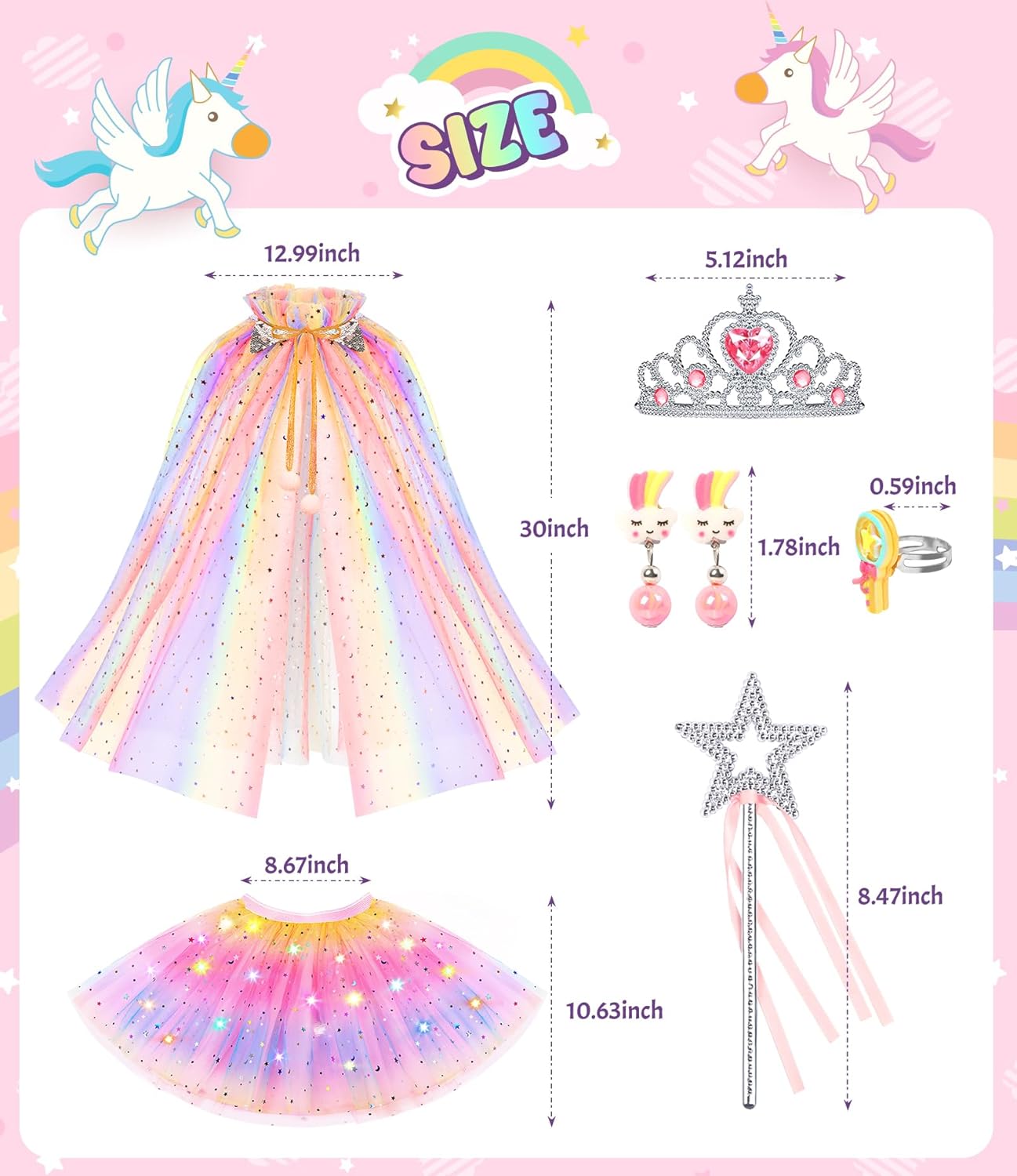 Light-Up Princess Dress-Up Set