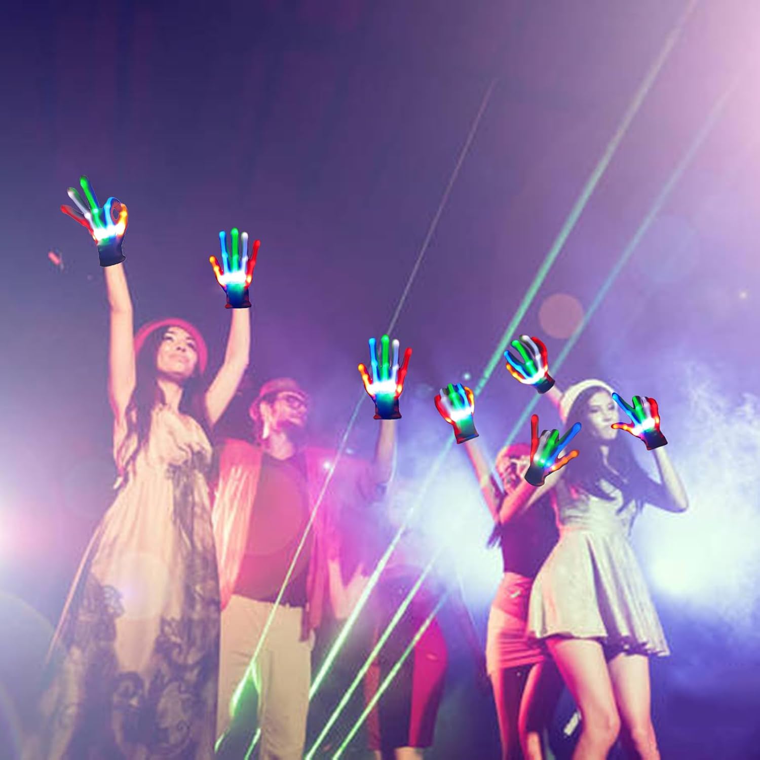 Cool LED Gloves for Kids Ages 6-12
