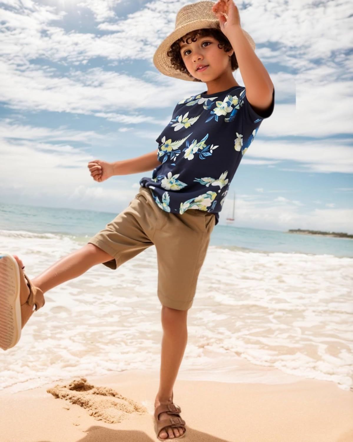 Frogwill Toddler Boys Summer Outfit Set 1