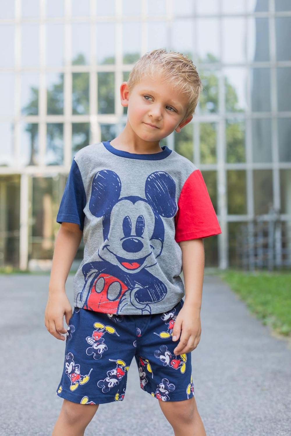 Disney Halloween Mickey Mouse T-Shirt Shorts Set for Kids