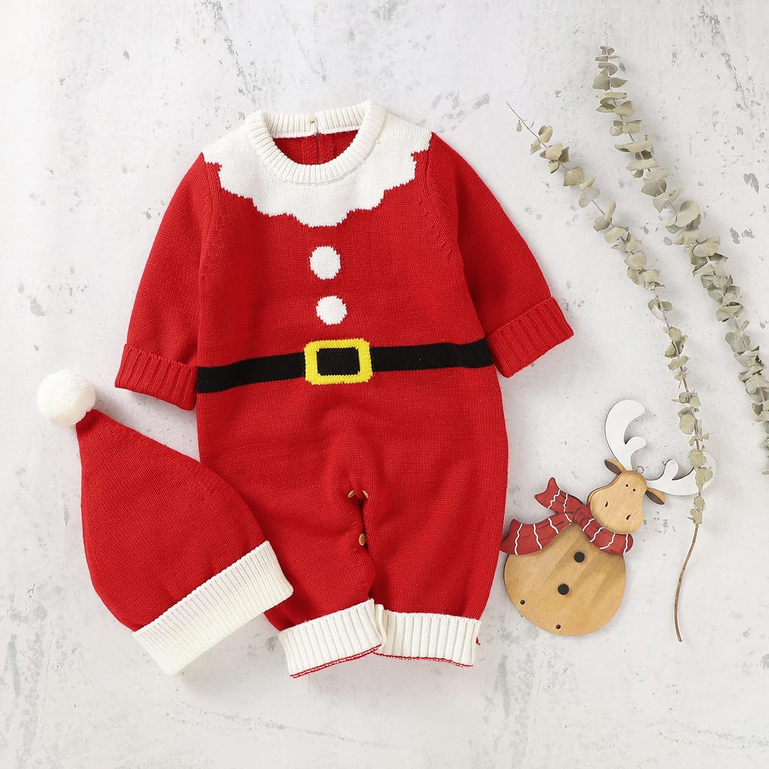 MVNB Boys Quarter Zip Pullover 0-3 Months Red 1