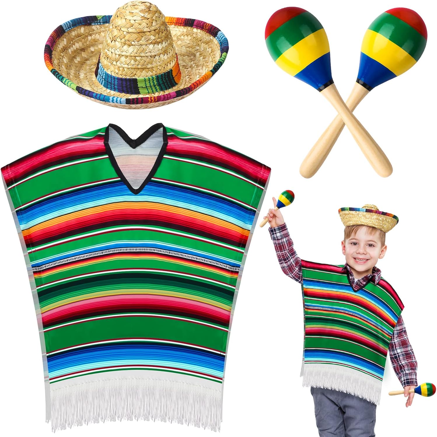 Fiesta Time Mexican Costume Set for Kids
