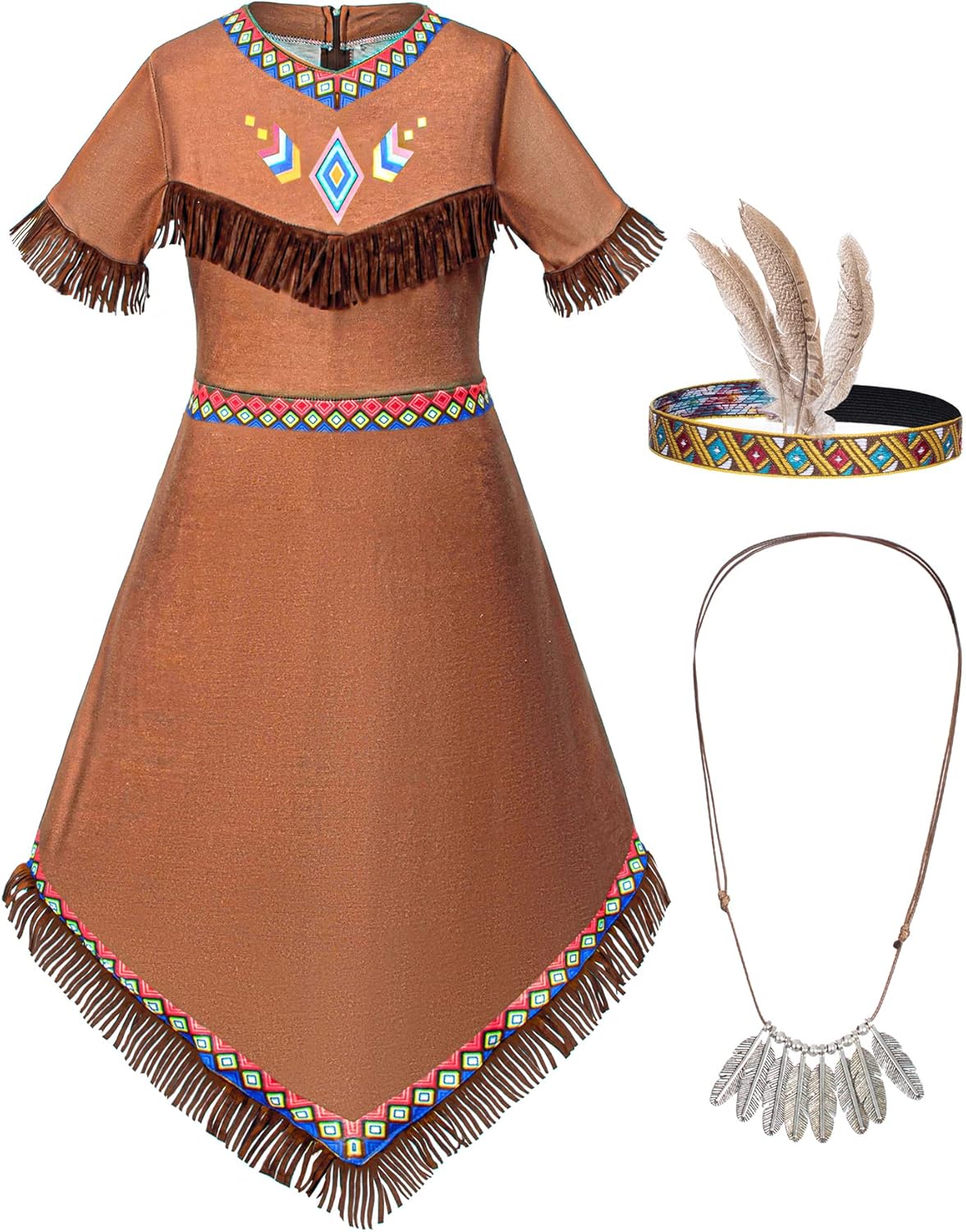 Native American Costume for Girls 2-12