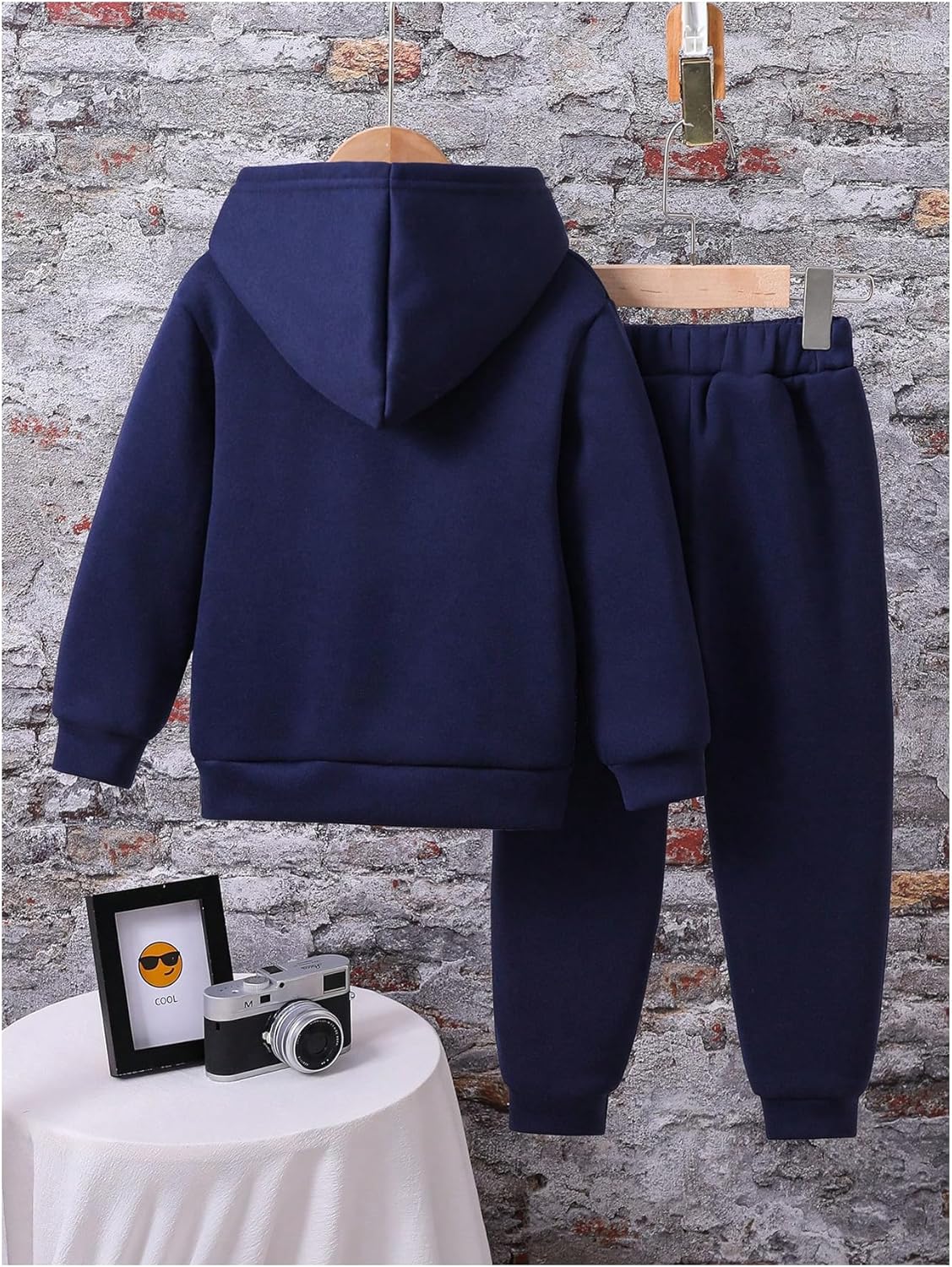 SOLY HUX Toddler Boys 2-Piece Set Alphabetical Graphic Long Sleeve Hoodie Sweatpants