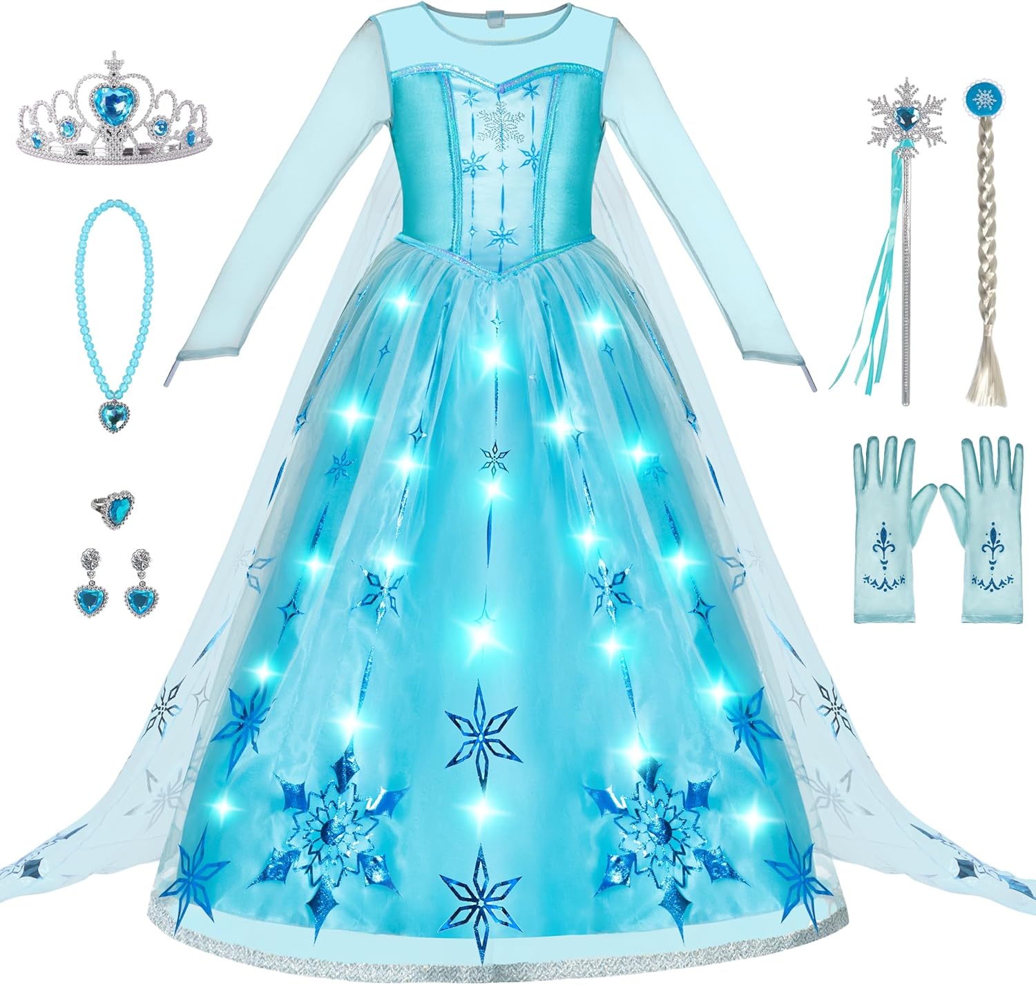 Mirage Ice Princess LED Halloween Costume