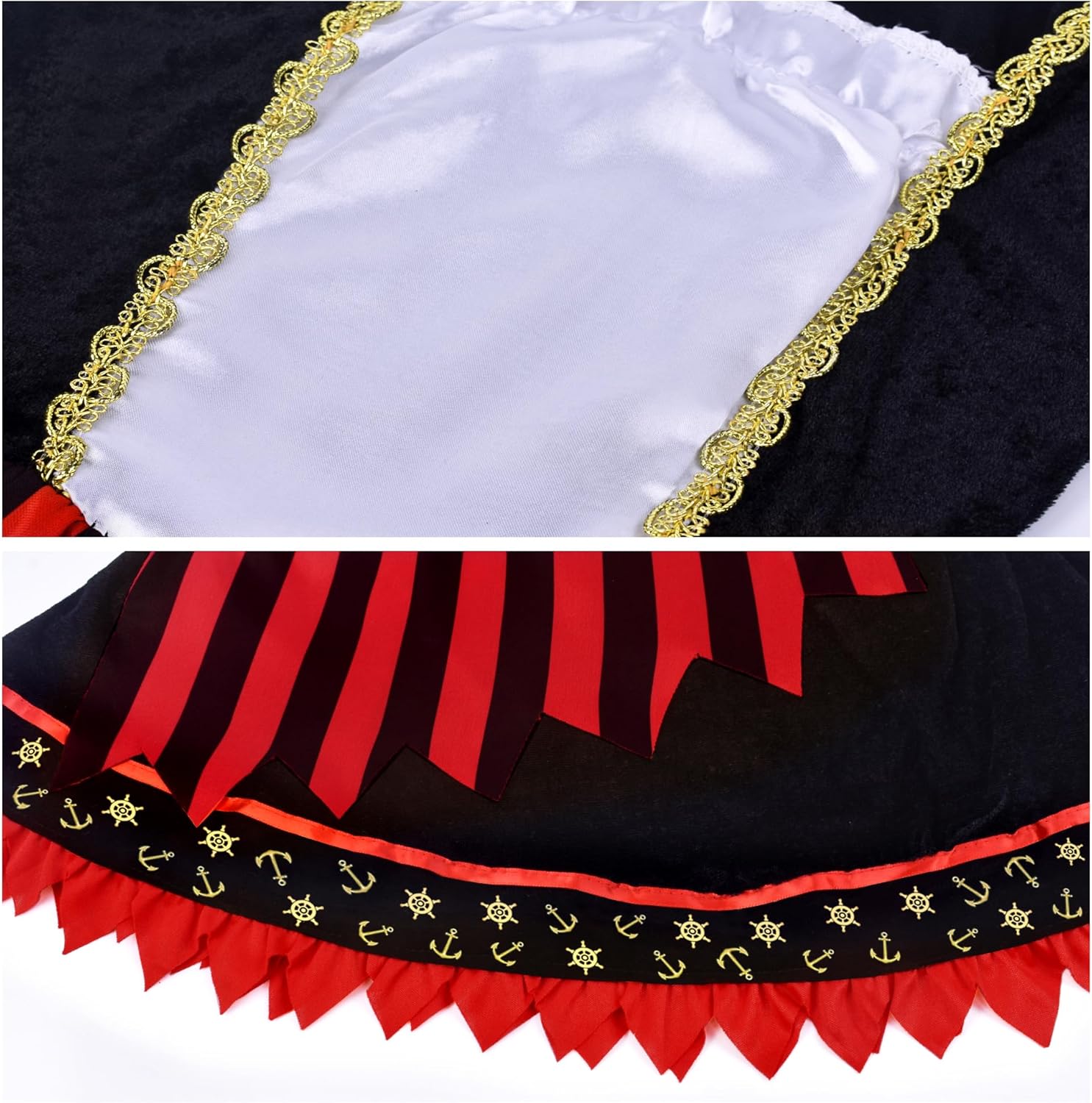 Cute Pirate Costume for Girls Ages 3-9 Years