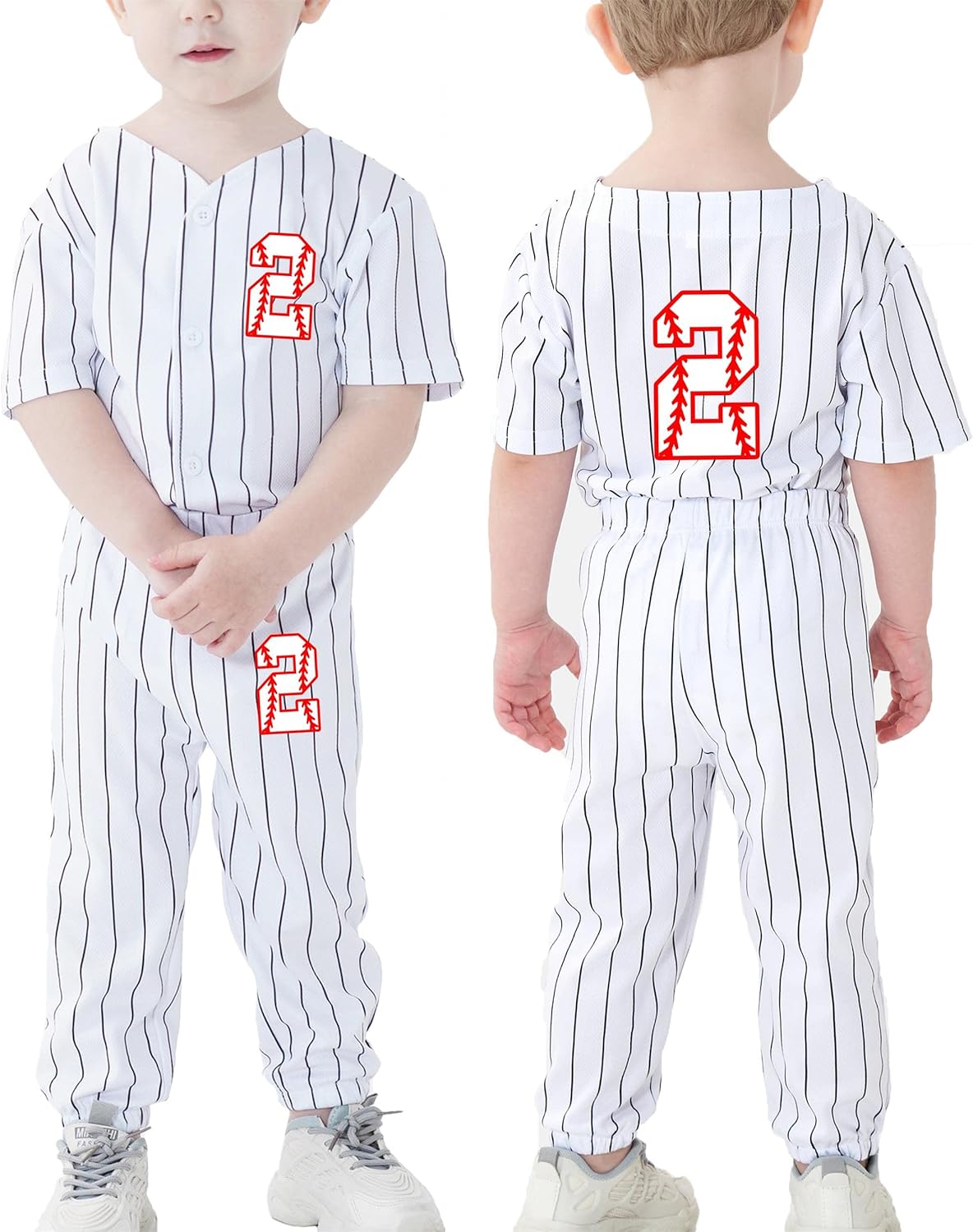 BAICAIYOD Toddlers Baseball Suit 2-4