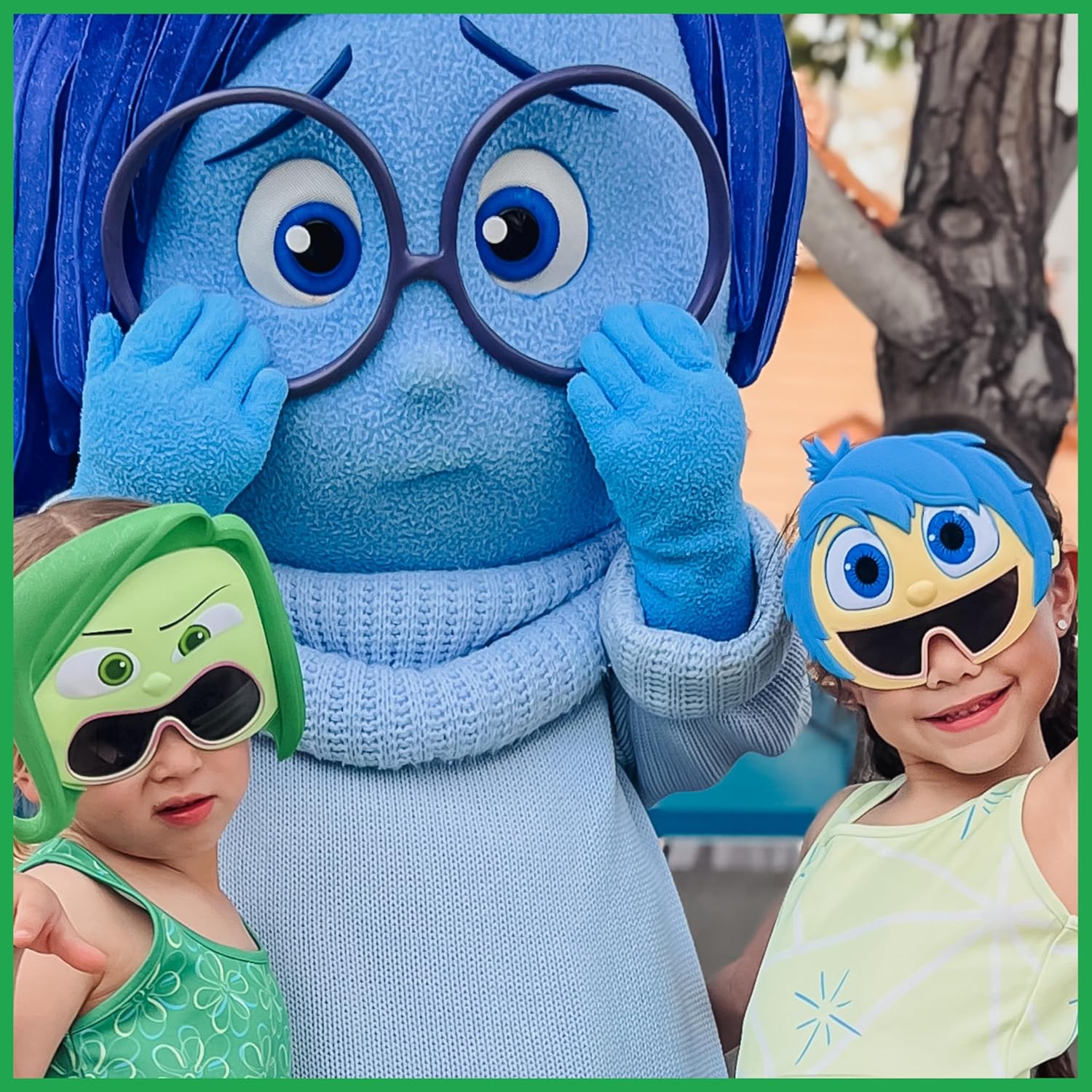 Sun-Staches Inside Out Sunglasses Effortlessly Disgust Disney Costumes