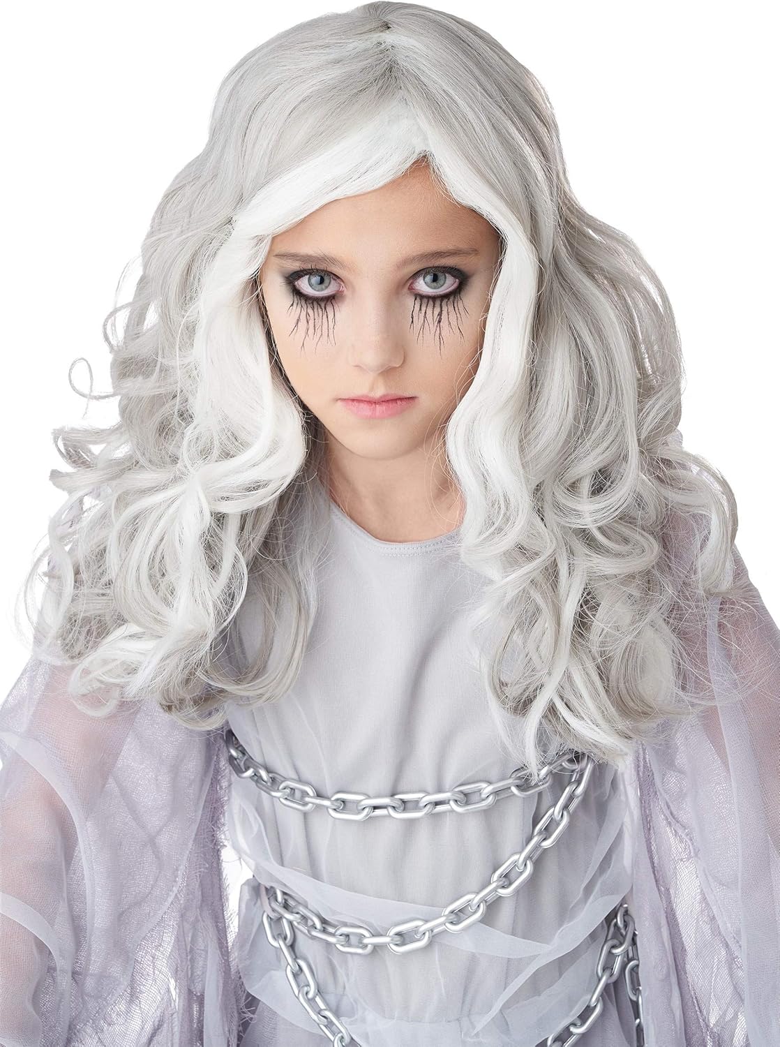 Glow-in-the-Dark Ghost Wig for Kids